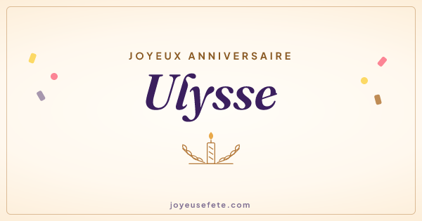 Image « Joyeux anniversaire Ulysse » au format large
