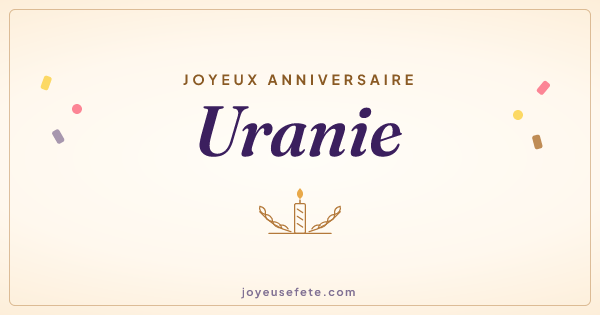 Image « Joyeux anniversaire Uranie » au format large