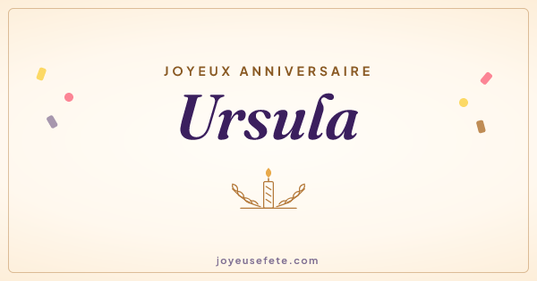 Image « Joyeux anniversaire Ursula » au format large