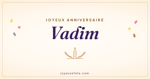 Image « Joyeux anniversaire Vadim » au format large