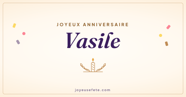 Image « Joyeux anniversaire Vasile » au format large