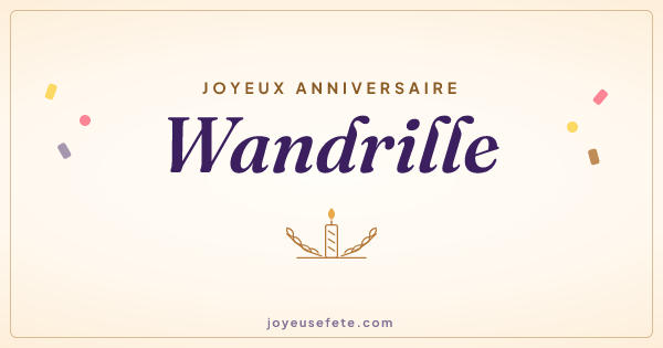 Image « Joyeux anniversaire Wandrille » au format large