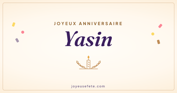Image « Joyeux anniversaire Yasin » au format large