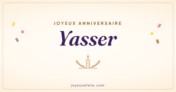 Image « Joyeux anniversaire Yasser » au format large