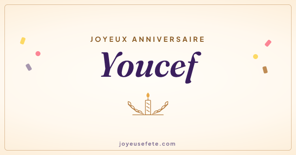 Image « Joyeux anniversaire Youcef » au format large