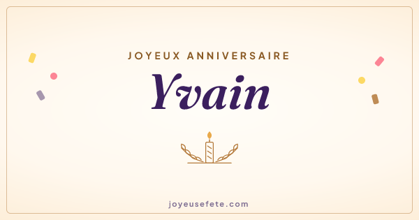 Image « Joyeux anniversaire Yvain » au format large