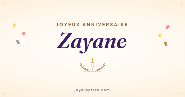 Image « Joyeux anniversaire Zayane » au format large