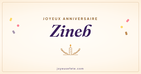 Image « Joyeux anniversaire Zineb » au format large