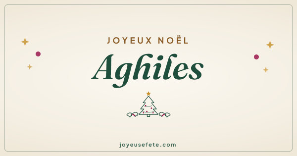 Image « Joyeux Noël Aghiles » au format large