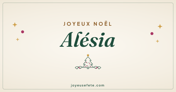 Image « Joyeux Noël Alésia » au format large