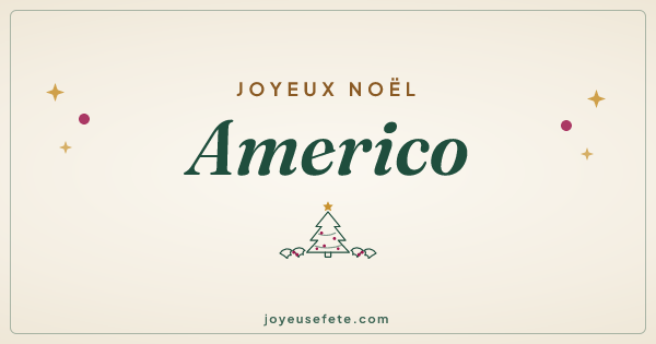Image « Joyeux Noël Americo » au format large
