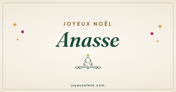 Image « Joyeux Noël Anasse » au format large
