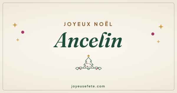 Image « Joyeux Noël Ancelin » au format large