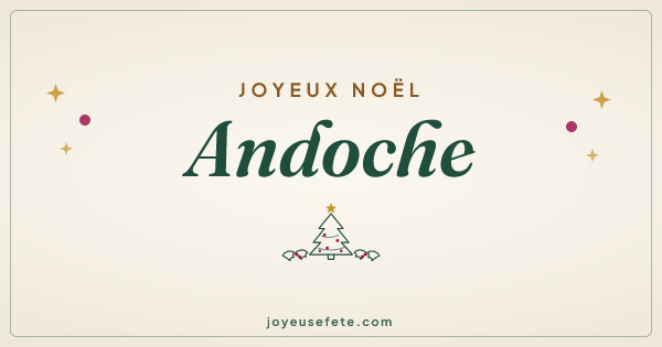 Image « Joyeux Noël Andoche » au format large