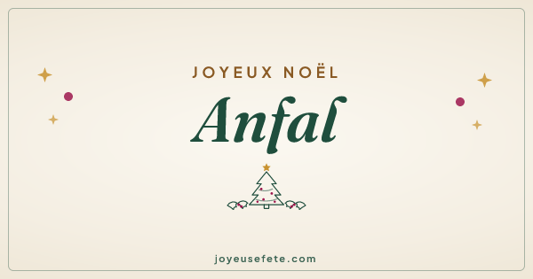 Image « Joyeux Noël Anfal » au format large