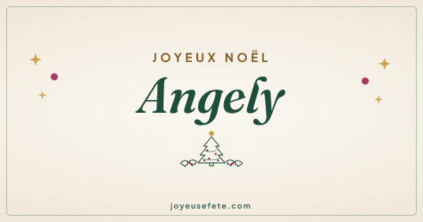 Image « Joyeux Noël Angely » au format large