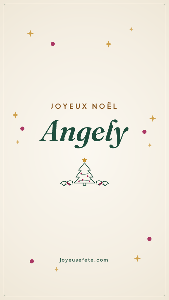 Image « Joyeux Noël Angely » au format story