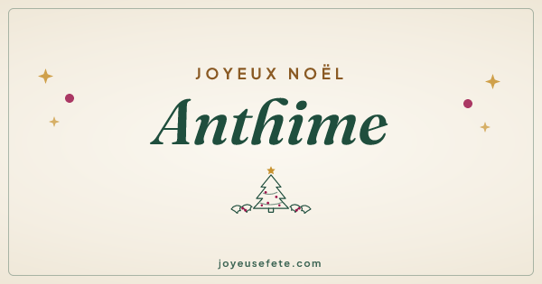 Image « Joyeux Noël Anthime » au format large