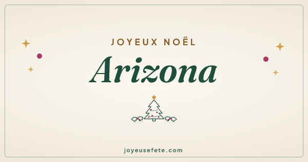 Image « Joyeux Noël Arizona » au format large