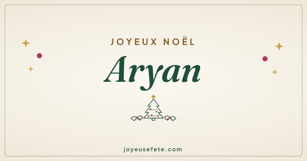 Image « Joyeux Noël Aryan » au format large