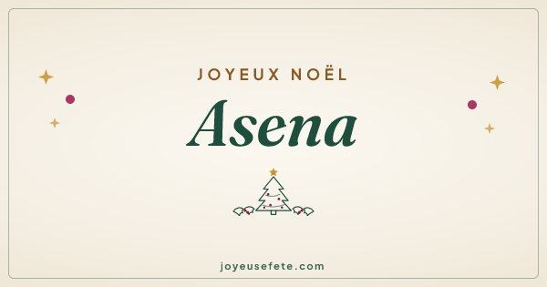 Image « Joyeux Noël Asena » au format large