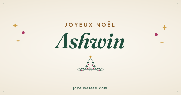 Image « Joyeux Noël Ashwin » au format large