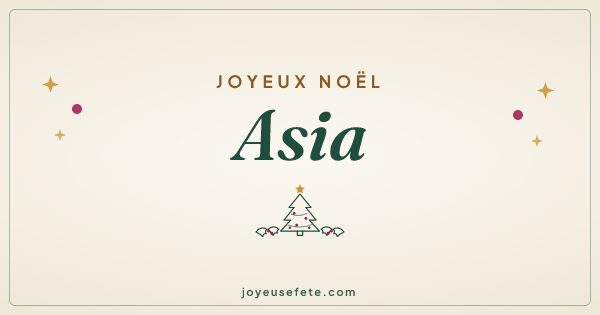 Image « Joyeux Noël Asia » au format large