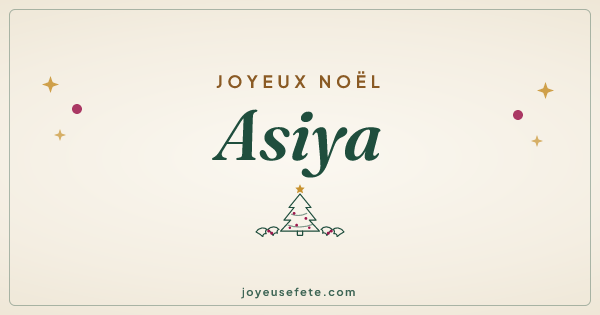 Image « Joyeux Noël Asiya » au format large