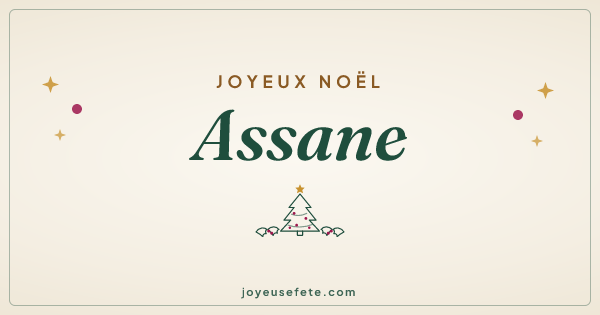 Image « Joyeux Noël Assane » au format large