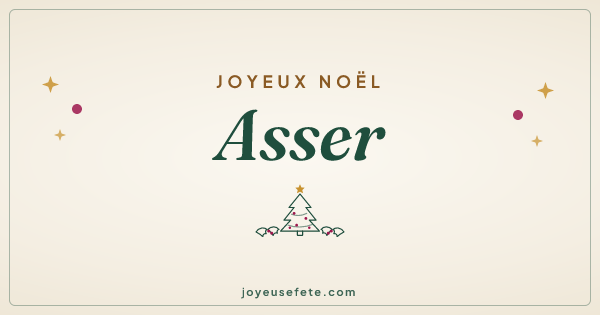 Image « Joyeux Noël Asser » au format large