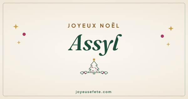 Image « Joyeux Noël Assyl » au format large