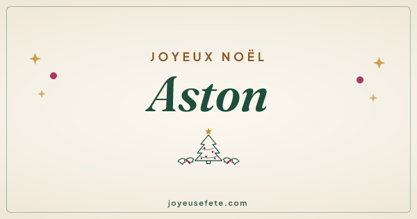 Image « Joyeux Noël Aston » au format large