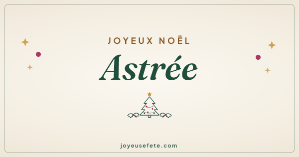 Image « Joyeux Noël Astrée » au format large