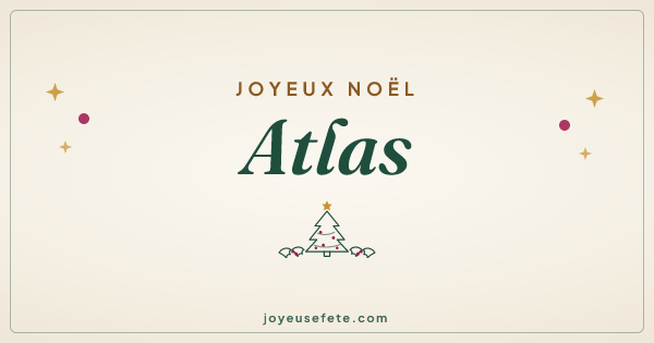 Image « Joyeux Noël Atlas » au format large