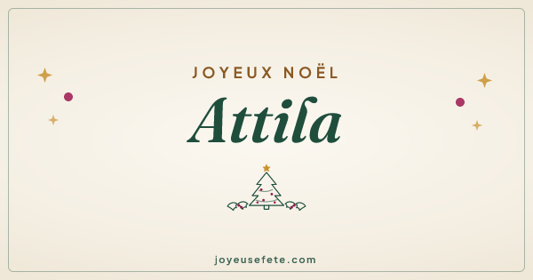Image « Joyeux Noël Attila » au format large
