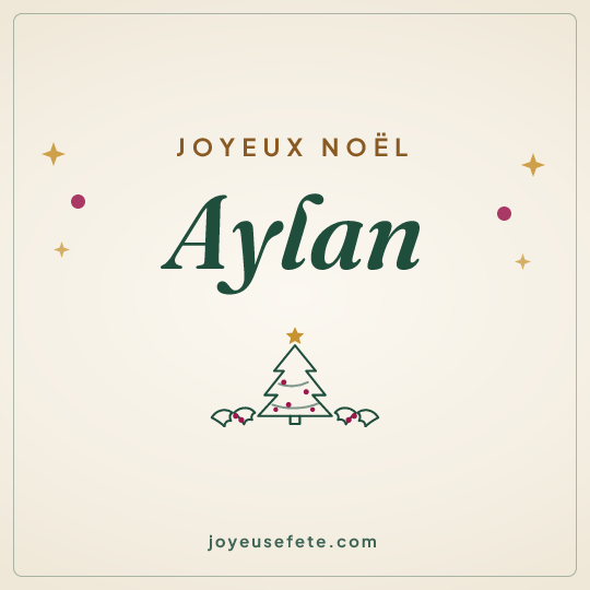 Image carrée « Joyeux Noël Aylan » pour WhatsApp