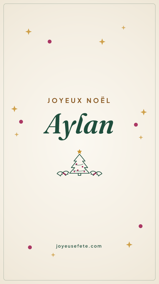 Image « Joyeux Noël Aylan » au format story