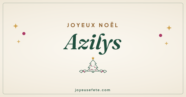 Image « Joyeux Noël Azilys » au format large