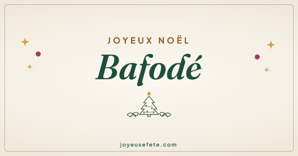 Image « Joyeux Noël Bafodé » au format large