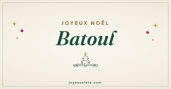 Image « Joyeux Noël Batoul » au format large