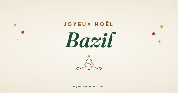 Image « Joyeux Noël Bazil » au format large