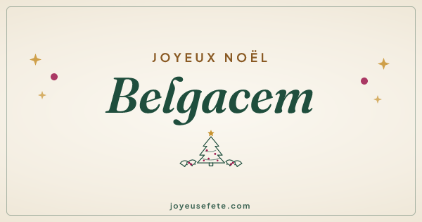 Image « Joyeux Noël Belgacem » au format large