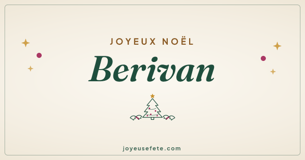 Image « Joyeux Noël Berivan » au format large