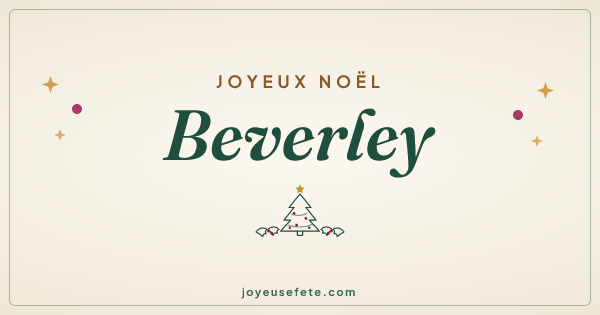 Image « Joyeux Noël Beverley » au format large