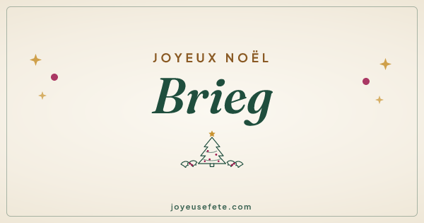 Image « Joyeux Noël Brieg » au format large