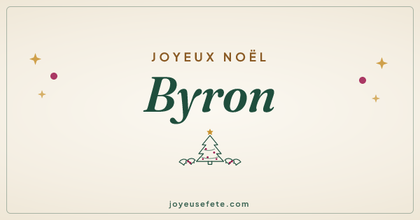 Image « Joyeux Noël Byron » au format large