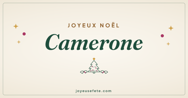 Image « Joyeux Noël Camerone » au format large