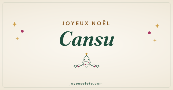 Image « Joyeux Noël Cansu » au format large