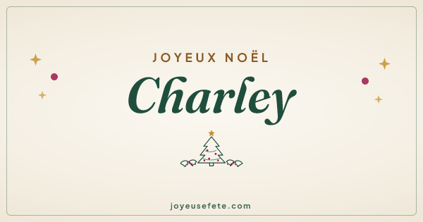 Image « Joyeux Noël Charley » au format large
