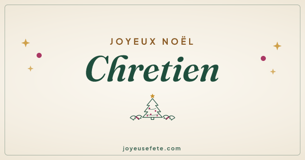Image « Joyeux Noël Chretien » au format large